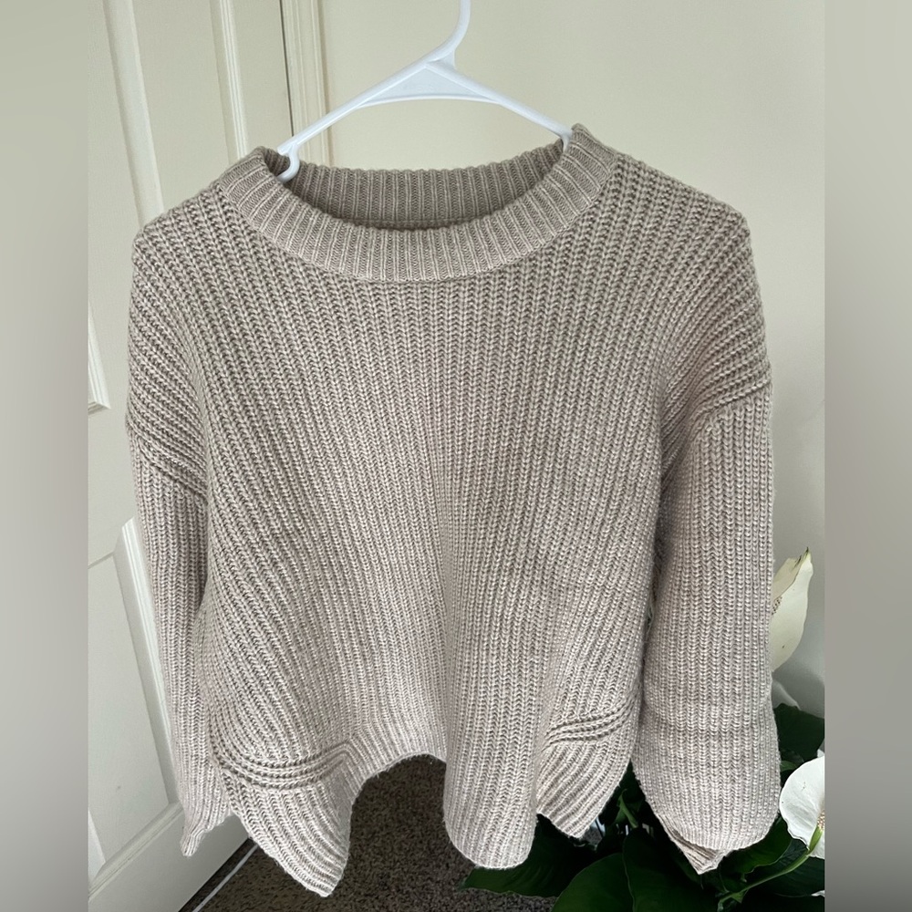 Cozy Gray Knit Sweater